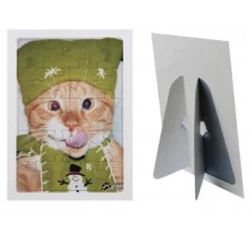 Пазл в рамке на подставке на 20 элементов с вашим логотипом